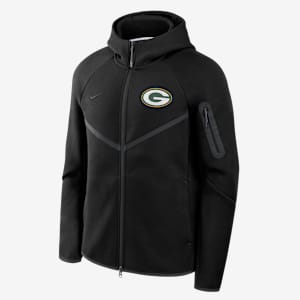 Green Bay Packers Tech Fleece Windrunner Men's Nike NFL Full-Zip